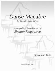 Danse Macabre for Three Pianos (Score and Parts) Sheet Music by Camille Saint-Saens