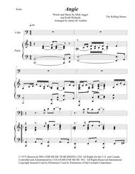 The Rolling Stones: Angie for Cello & Piano Sheet Music by The Rolling Stones