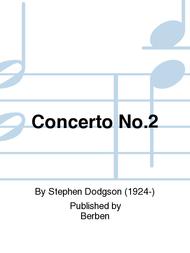 Concerto No.2 Sheet Music by Stephen Dodgson