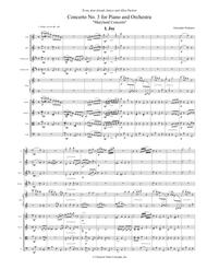 Concerto No. 3 (Maryland Concerto) - Orchestra Score Sheet Music by Alexander Peskanov