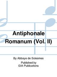 Antiphonale Romanum - Volume 2 Sheet Music by Abbaye de Solesmes
