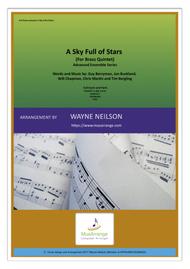 A Sky Full Of Stars for Brass Quintet Sheet Music by Coldplay
