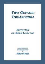 Two Guitars - Tsiganochka - Imitation of Roby Lakatos Sheet Music by A. Visotsky