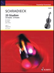 25 Studies op. 1 Sheet Music by Henry Schradieck