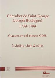 Quartet in G Minor Sheet Music by Chevalier St. George