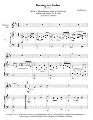 Cat Stevens: Morning Has Broken for Soprano Sax & Piano Sheet Music by Cat Stevens