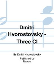 Dmitri Hvorostovsky - Three Cl Sheet Music by Dmitri Hvorostovsky