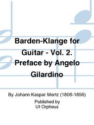 Barden-Klange for Guitar - Vol. 2. Preface by Angelo Gilardino Sheet Music by Johann Kaspar Mertz
