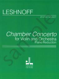 Chamber Concerto Sheet Music by Jonathan Leshnoff