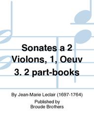 Sonates a Deux Violons Sans Basse