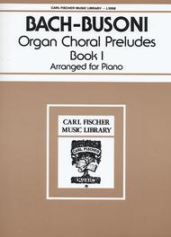 Organ Choral Preludes - Book 1 Sheet Music by Johann Sebastian Bach