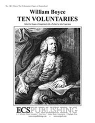 Ten Voluntaries Sheet Music by William Boyce