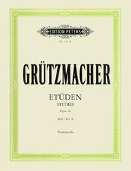 24 Studies Op. 38 Vol. 2 Sheet Music by Friedrich Wilhelm Grutzmacher
