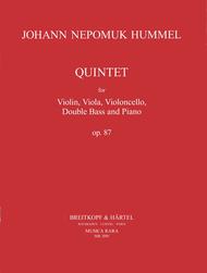 Piano Quintet in Eb minor Op. 87 Sheet Music by Johann Nepomuk Hummel