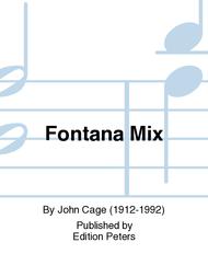Fontana Mix Sheet Music by John Cage
