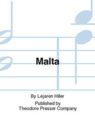 Malta Sheet Music by Lejaren Hiller