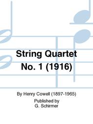 String Quartet No. 1 (1916) Sheet Music by Henry Cowell