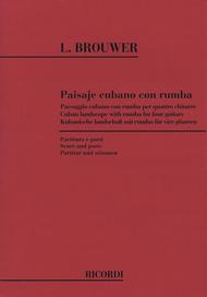 Cuban Landscape with Rumba Sheet Music by Leo Brouwer