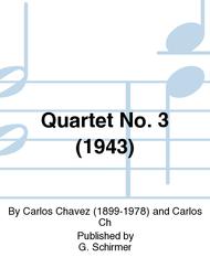 Quartet No. 3 (1943) Sheet Music by Carlos Chavez