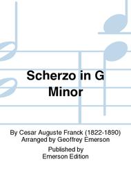 Scherzo In G Minor Sheet Music by Cesar Auguste Franck