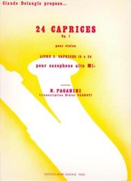 Caprices (24) - Volume 2 Sheet Music by Nicolo Paganini