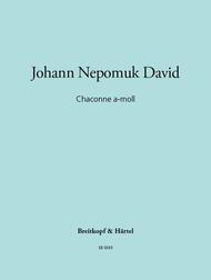 Chaconne in A minor Sheet Music by Johann Nepomuk David