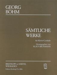 Complete Piano Works Sheet Music by Georg Bohm