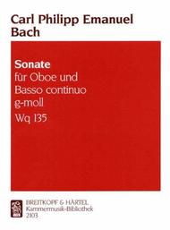 Sonata in G minor Wq 135 Sheet Music by Carl Philipp Emanuel Bach