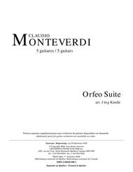 Orfeo Suite Sheet Music by C. Monteverdi