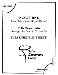 Nocturne (from "Midsummer Night's Dream) Sheet Music by Felix Bartholdy Mendelssohn