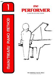 Mainstreams - The Performer 1 Sheet Music by Carol Noona