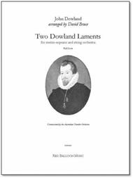 Two Dowland Laments (score and parts) Sheet Music by John Dowland