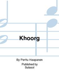 Khoorg Sheet Music by Perttu Haapanen