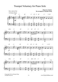Trumpet Voluntary / The Prince of Denmark's March (Piano) Sheet Music by Jeremiah Clarke