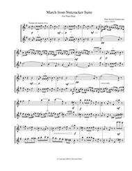 3 Pieces from The Nutcracker for Flute Duet Sheet Music by Peter Ilyich Tchaikovsky