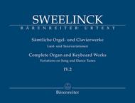 Lied- und Tanzvariationen (Teil 2) Sheet Music by Jan Pieterszoon Sweelinck