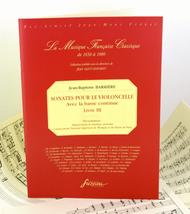 Sonatas for cello and continuo - Book III Sheet Music by Jean-Baptiste Barriere