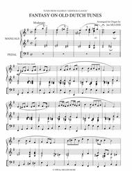 Fantasy on Old Dutch Tunes - Solo Organ Sheet Music by Traditional