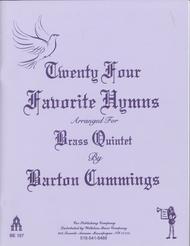 24 Favorite Hymns Sheet Music by Barton Cummings