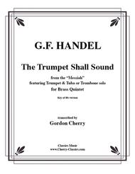 Trumpet Shall Sound in the key of Bb Sheet Music by George Frideric Handel