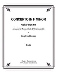 Concerto in F minor for Trumpet Sheet Music by Oscar Bohme