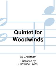 Quintet for Woodwinds Sheet Music by Cheetham