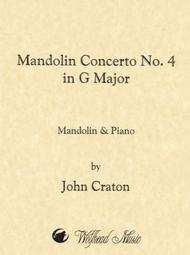Mandolin Concerto No. 4 in G Major Sheet Music by John Craton