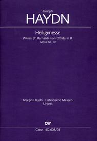 Missa Sancti Bernardi von Offida in B Sheet Music by Franz Joseph Haydn
