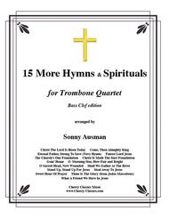 15 More Hymns & Spirtuals-Bass Clef Sheet Music by Traditional