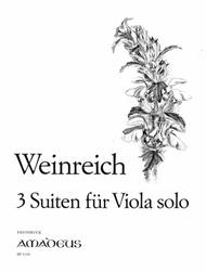 3 Suites for Viola solo Sheet Music by Justus Weinreich