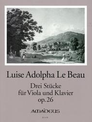 3 Pieces op. 26 Sheet Music by Luise Adolpha Le Beau