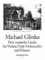 3 russische Lieder Sheet Music by Michael Glinka