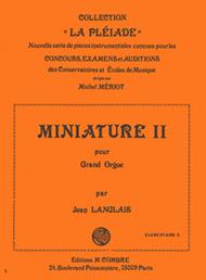 Miniature II Sheet Music by Jean Langlais