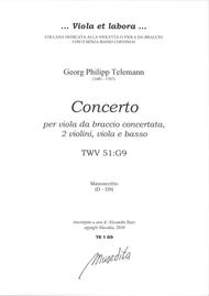 Viola Concerto in G Major (Manuscript